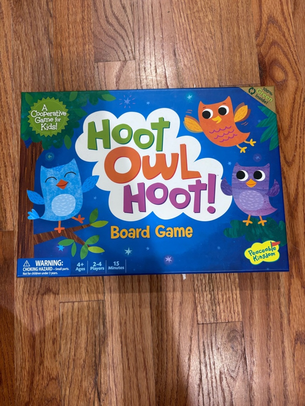 Peaceable Kingdom Hoot Owl Hoot - Cooperative Matching Game For Kids